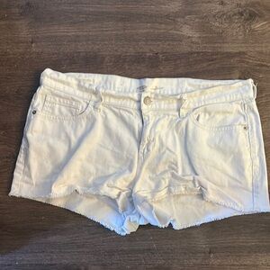 Old Navy Women's Cream Jean Shorts